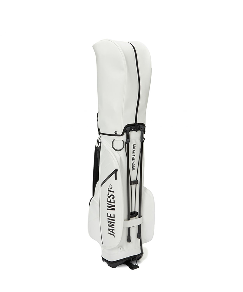 Jamie West Riders Stand Bag - White
