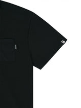 Jamie West Woven Combined Point P-Shirts - Black