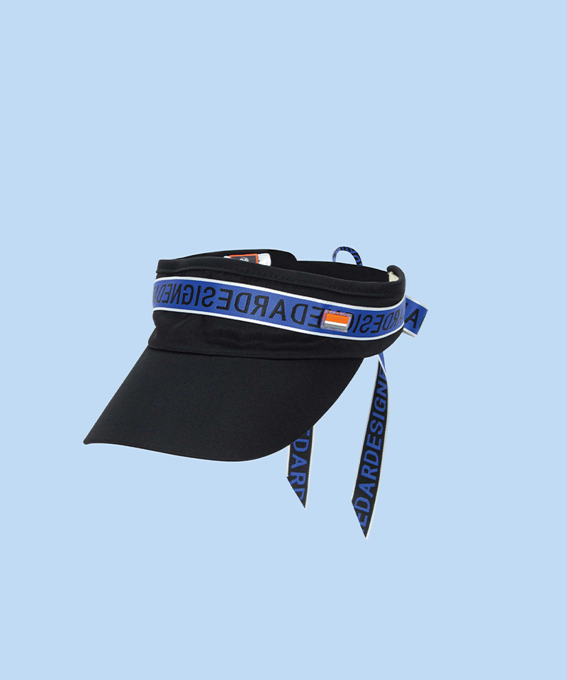 Orange Label Wide Brim Ribbon Sun Cap - 4 Colors