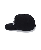 Jamie West Slogan Embroidery Washed Ballcap - Black