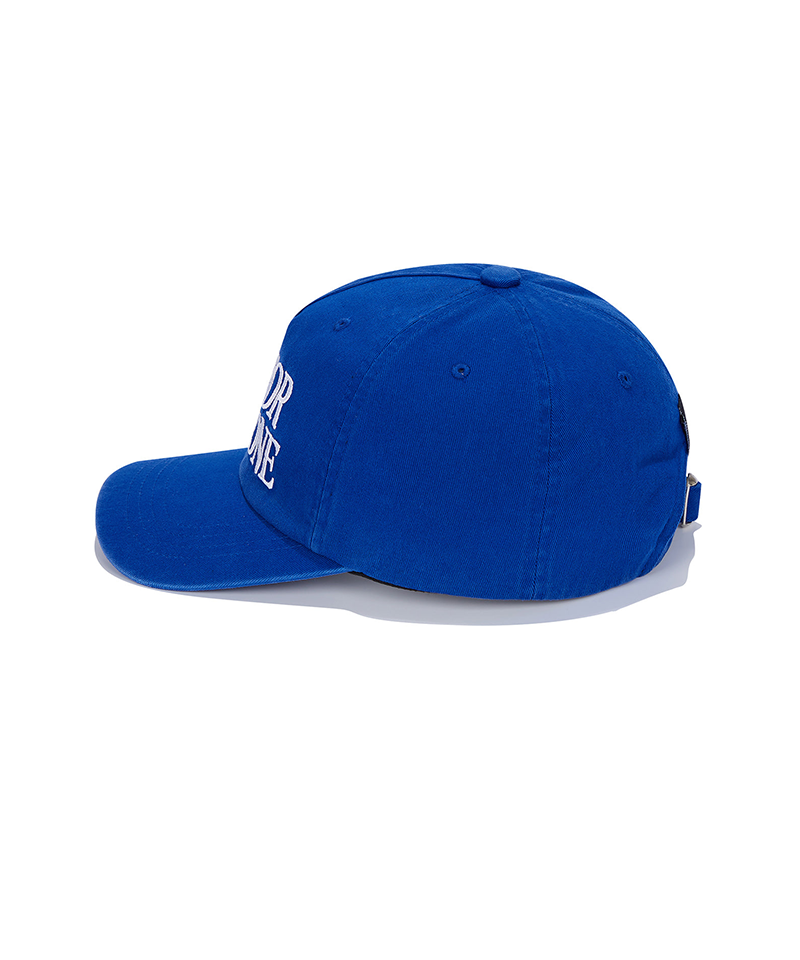 Jamie West Slogan Embroidery Washed Ballcap - Navy