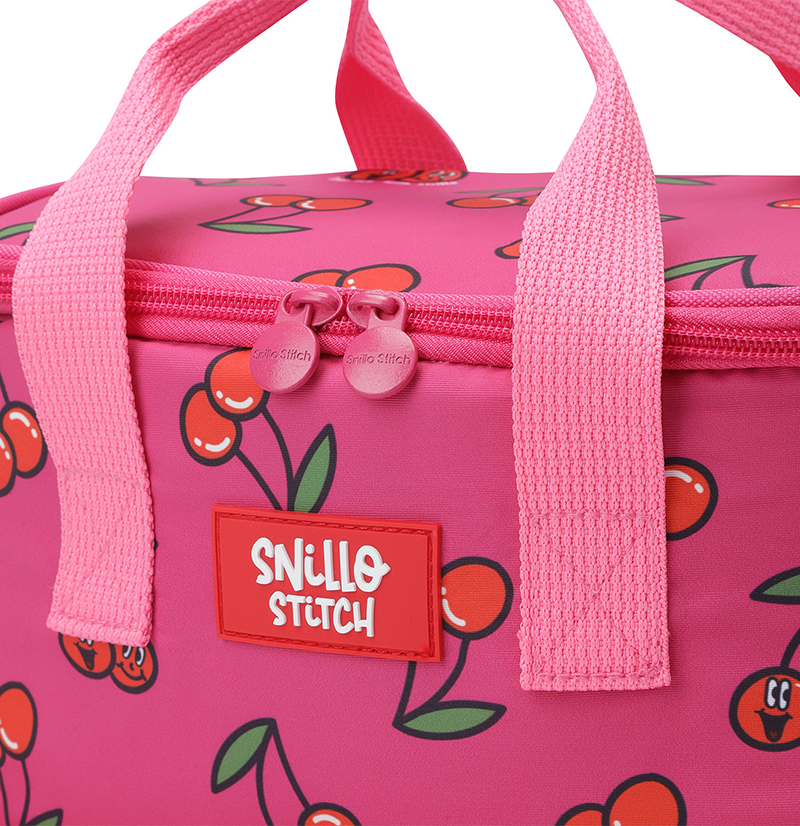 Lunch Cooler Bag Shoulder Strap Cherry - Pink