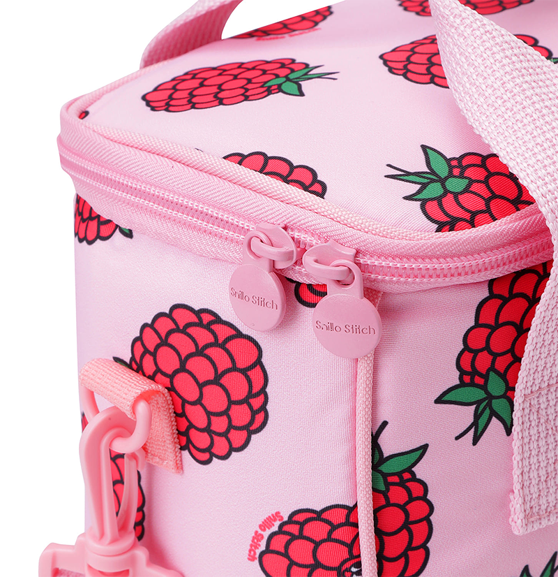 Lunch Cooler Bag Shoulder Strap Raspberry - Pink