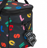 Picnic Cooler Bag Alphabet - Black