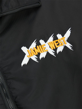 Jamie West Stand Collar Windbreaker - Black