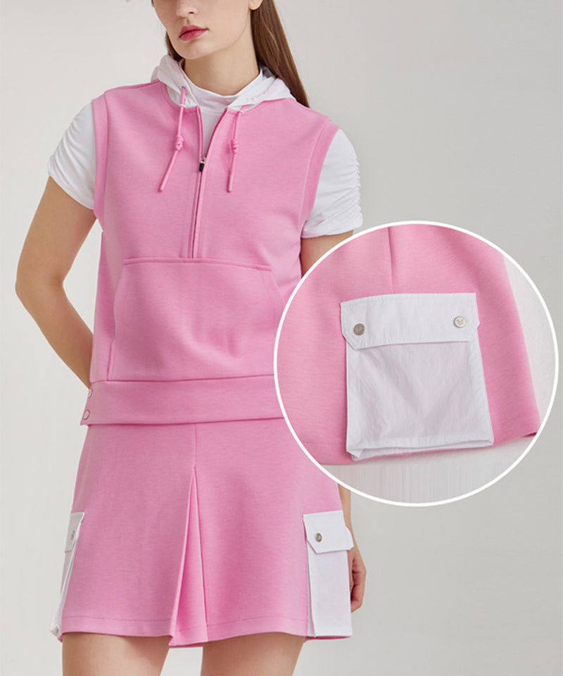 Mute Cargo Pocket Cushion Culotte - Pink