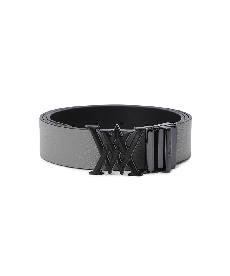 Men's Two Way Pattern Belt - Black