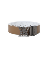 Men's Two Way Pattern Belt - White