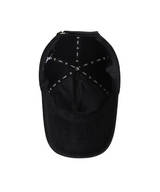 Uni Suede Logo Cap - Black