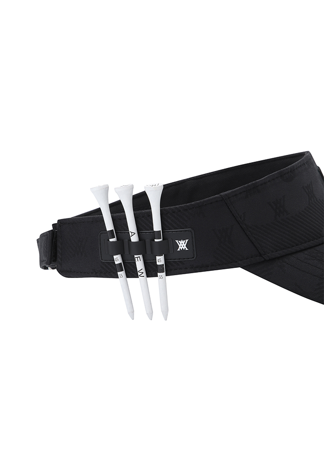Uni Tee Holder Logo Visor - Black