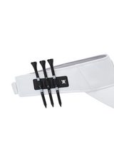 Uni Tee Holder Logo Visor - White