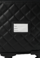 Uni Logo Point Quilted Carrier Bag - Black
