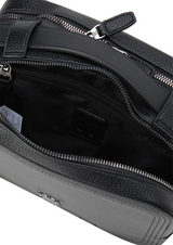 Uni Logo Stitch Square Pouch - Black