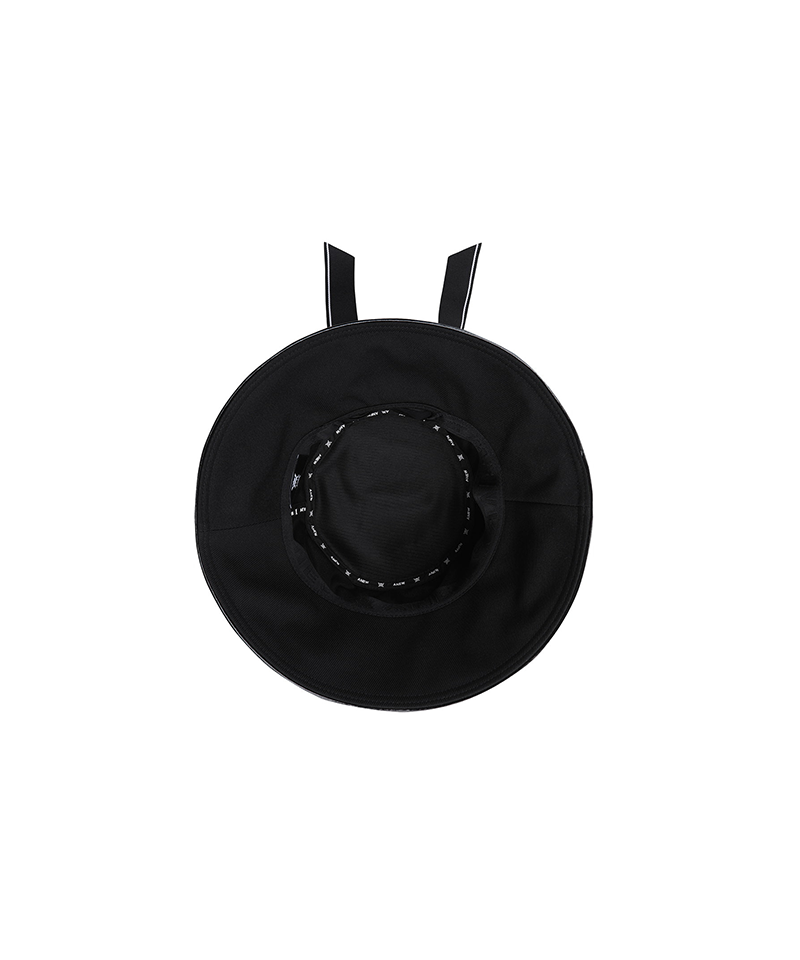 Women's Ribbon Bucket Hat - Black