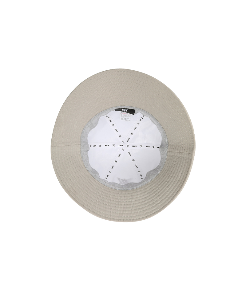 Women's Fabric Mix Bucket Hat - White