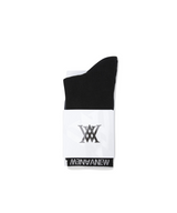 Men's Basic Middle Socks - Black