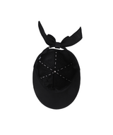 Women's Ribbon Ball Cap - Black