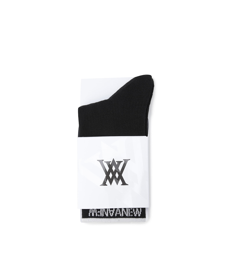 Women's Basic Middle Socks - Black