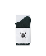 Women's Basic Middle Socks - Dark Green
