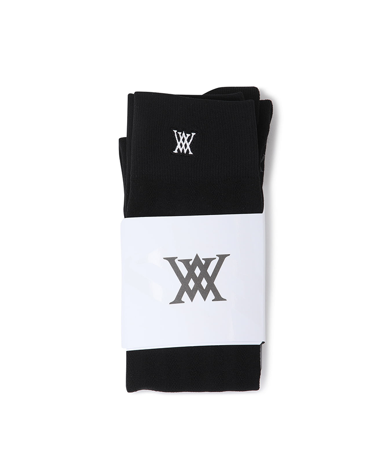 Women's Color Pop Knee Socks - Black
