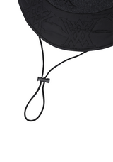 Uni Logo Stitch Padded Bucket Hat - Dark Grey