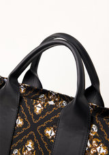 UTAA Midnight Panther Baroque Tote Bag - Black