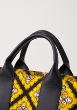 UTAA Midnight Panther Baroque Tote Bag - Yellow