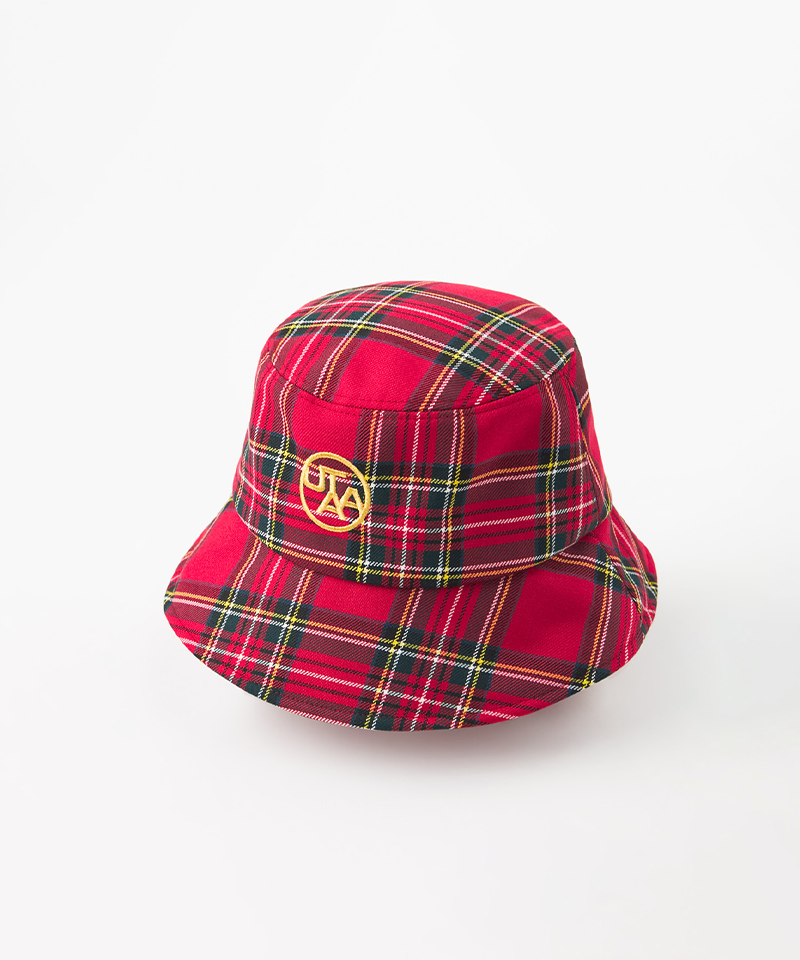 UTAA Women's Scotch Multi Tartan Check Bucket Hat - Pink