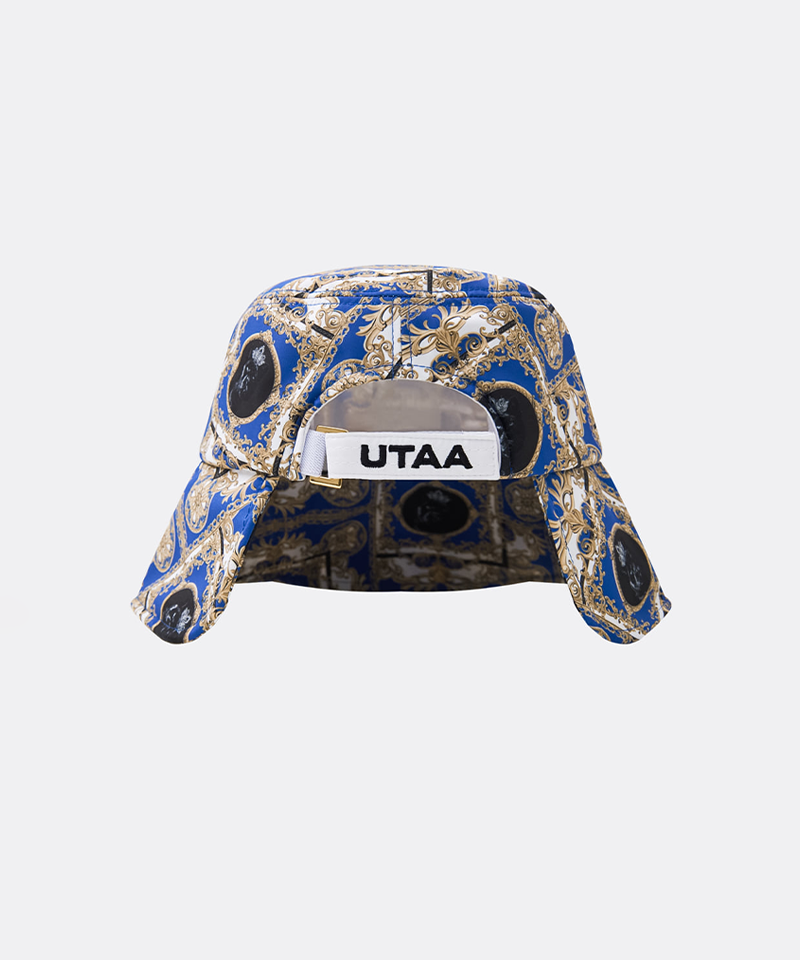 UTAA Women's Color Season Baroque Back Open Bucket Hat - Blue