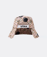 UTAA Women's Color Season Baroque Back Open Bucket Hat - Light Pink