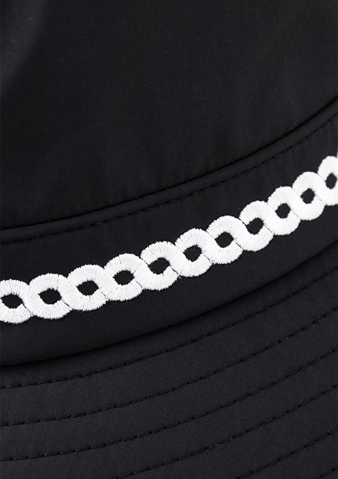 UTAA Atelier Braid Color Bucket Hat - Black
