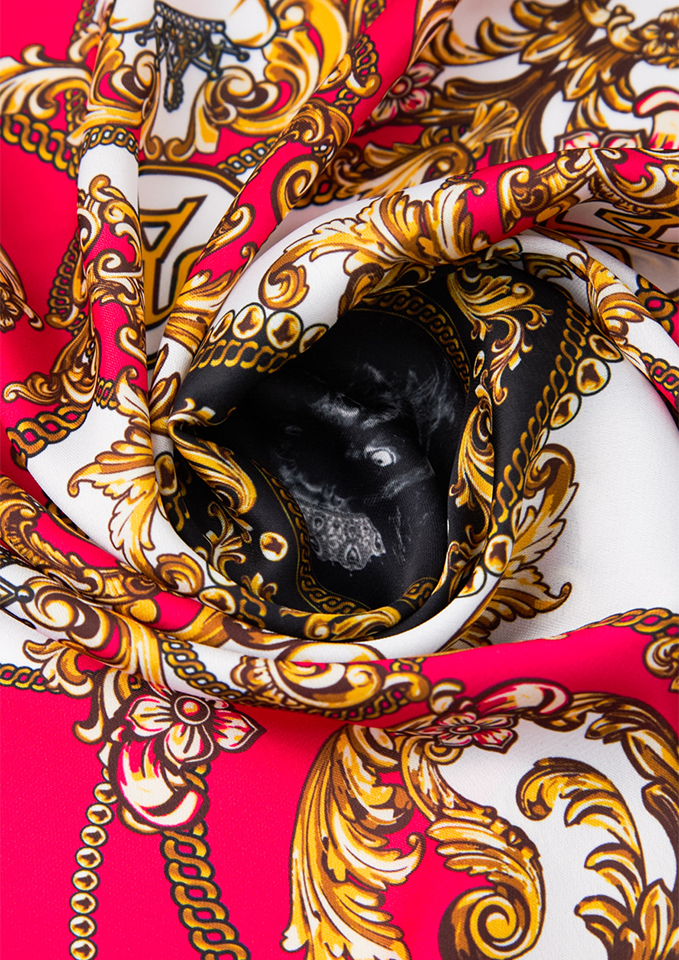 UTAA Midnight Panther Baroque Scarf - Pink