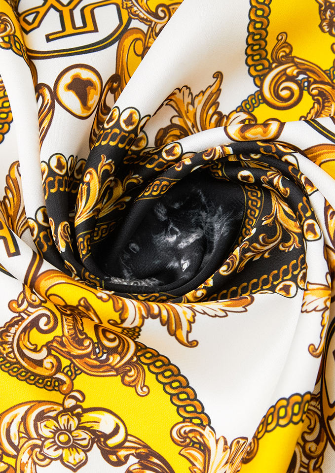 UTAA Midnight Panther Baroque Scarf - Yellow