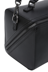 Women's Diamond Square Color Tote Bag - Black