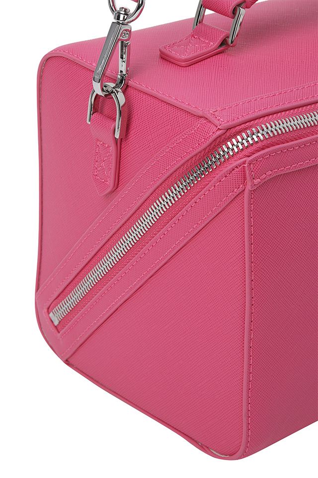 Women's Diamond Square Color Tote Bag - Hot Pink