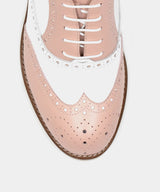 ALL CLASSIC Golf Noble Wingtip Classic Golf Shoes - Pink