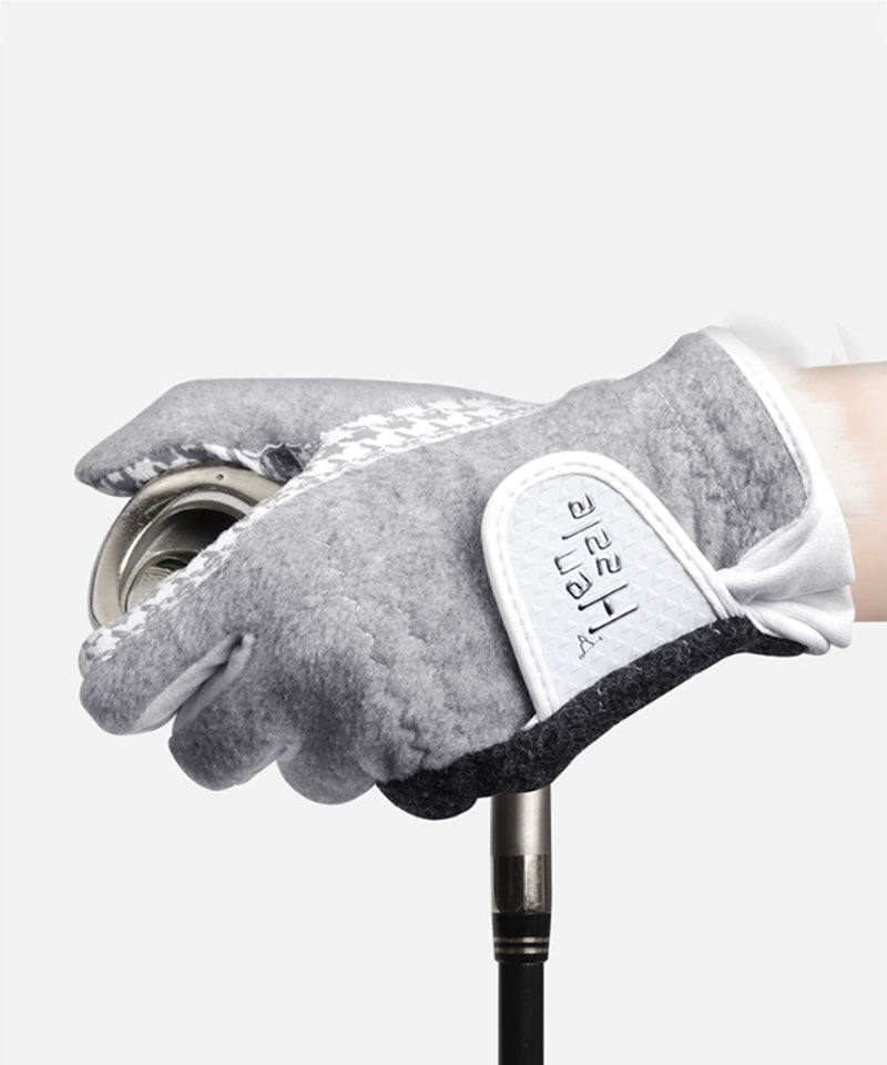 HENZZLE GOLF Hands Plus Winter Golf Gloves for Women - Gray