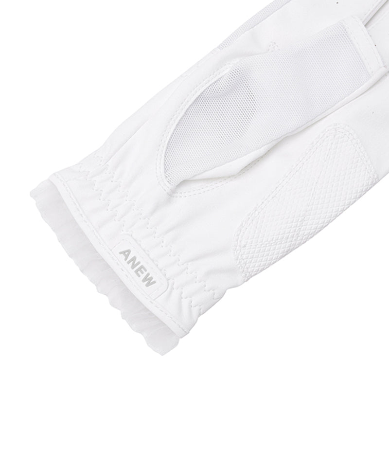 Women's Mesh Lace Glove (PAIR) - White