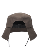 Monday Flow Ponytail Bucket Hat (Waterproof) - Dark Brown
