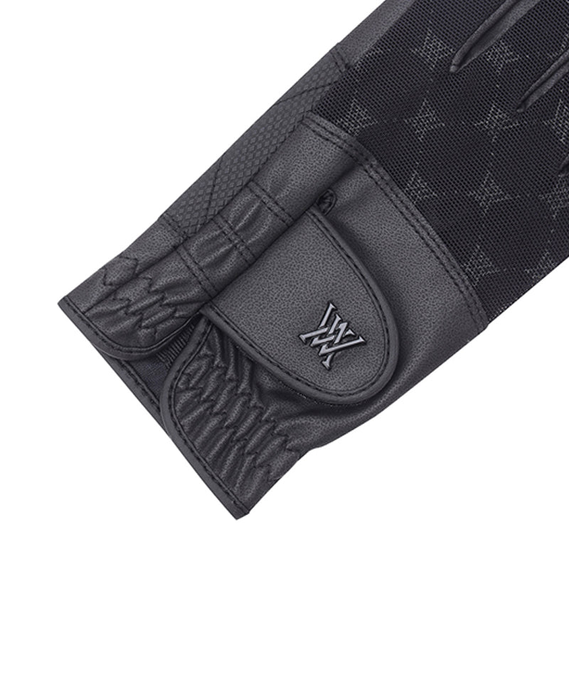 Women's Monogram See-Through Glove (PAIR) - Black