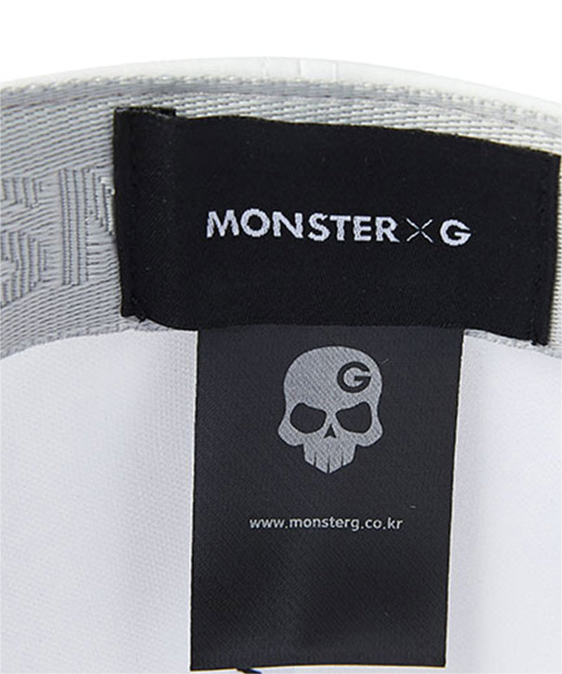 Monster G Mini Skull Ball Cap - White