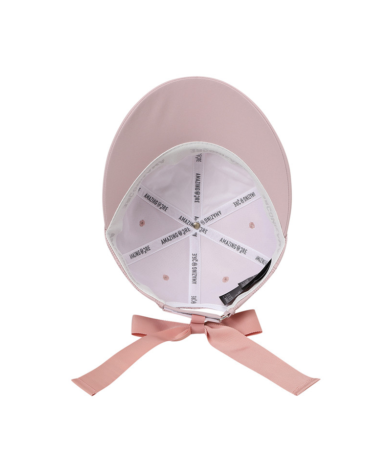 Amazing Cre Pixel Camouflage Ribbon Cap - Light Pink