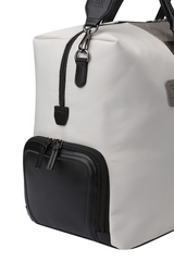 Uni Logo Intaglio Boston Bag - Beige