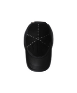 Unisex Leather Like Cap - Black