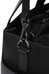 Women's Fabric Tote Bag - Black