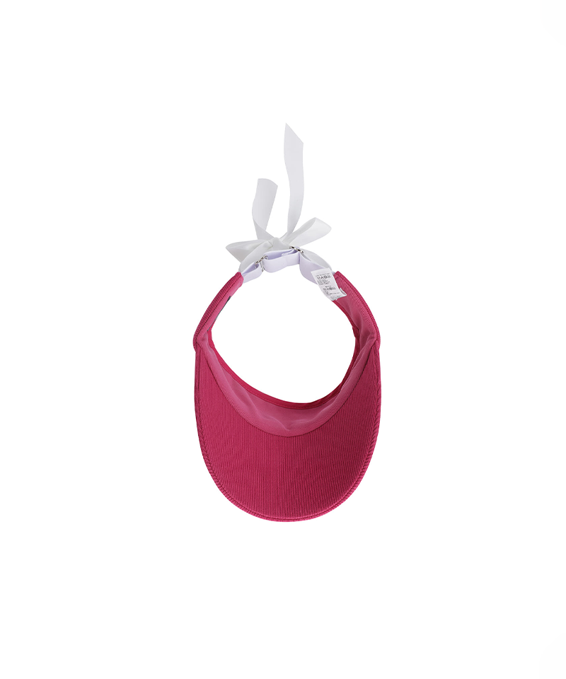 Women's Knit Visor - Hot Pink