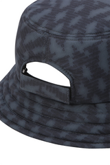 Women's Logo Pattern Hat - Black