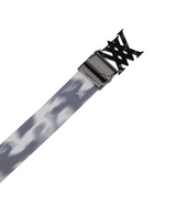 Men's Mosaic Reversible Belt - Off White