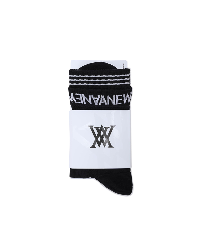 Men's Essential Middle Socks - Black
