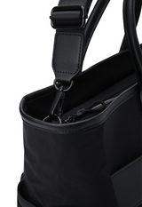 Unisex Big Pocket Tote Bag - Black